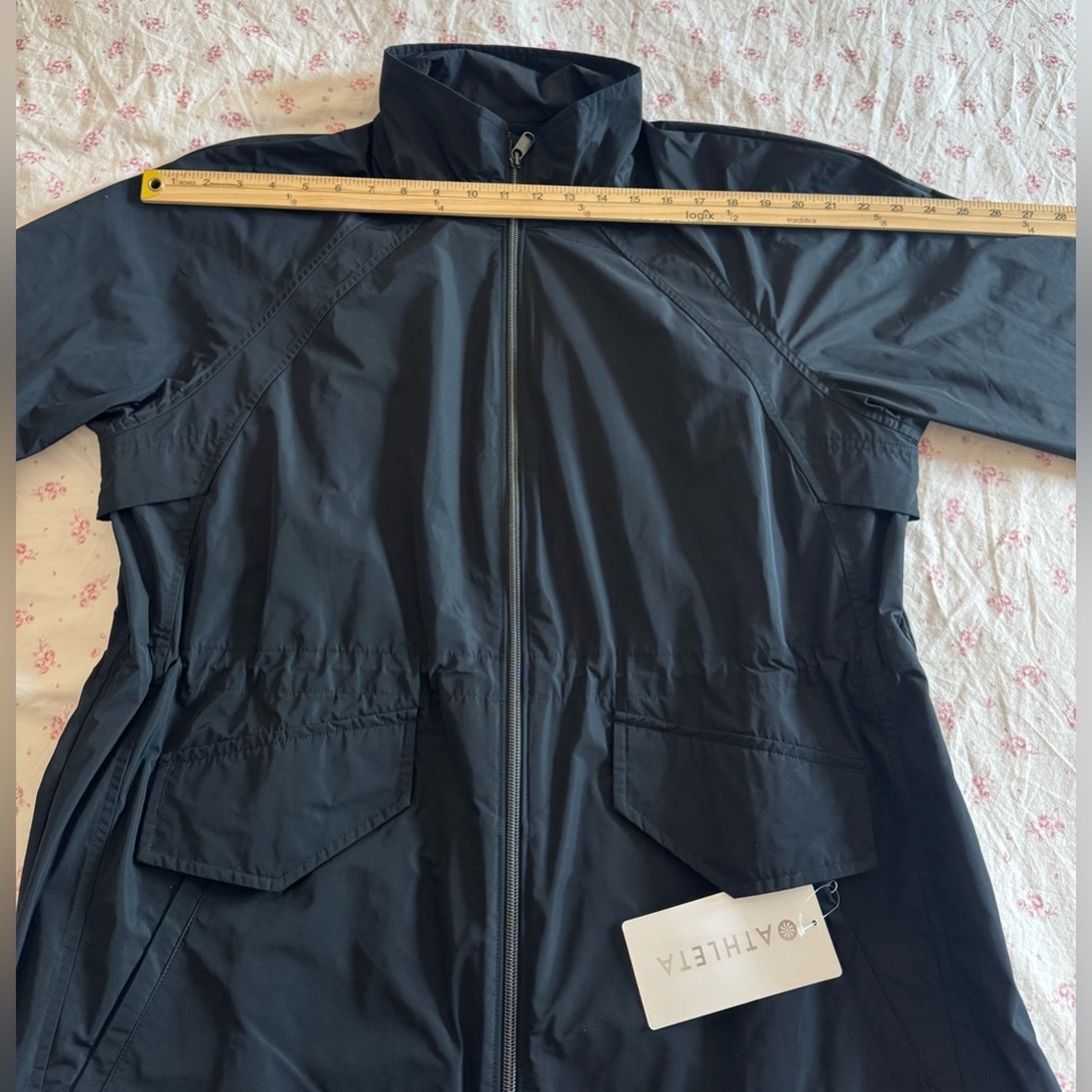 Athleta Westerley Jacket Women's L Black Water Resistant Wind Resistant NWT - Picture 12 of 16
